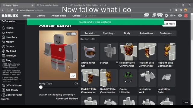 [AVATAR TRICK] How to make a ARCTIC NINJA CAT AVATAR for FREE! (ROBLOX) смотреть онлайн