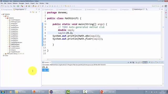 Java: Ders 7 - Java’daki Math sınıfı ve Metodları смотреть онлайн