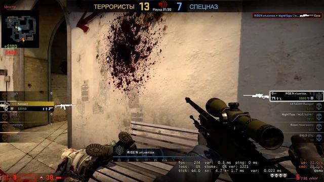 СДЕЛАЛ ЭЙС С 1 ХП НА КАРТЕ MIRAGE смотреть онлайн