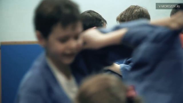 Детская тренировка по самбо в школе единоборств Панкратион