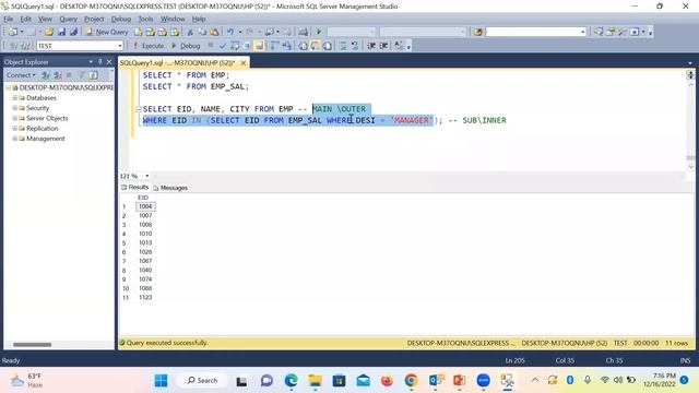 SQL - Sub Queries | Nested Sub Queries - 1stepGrow Academy смотреть онлайн