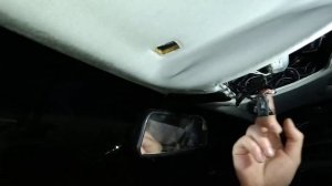 Как снять зеркало салона Мерседес w202