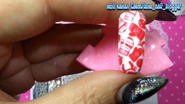 362. Зимний Маникюр .Идеи дизайн ногтей. Стемпинг. Покупки с Алиэкспресс. смотреть онлайн