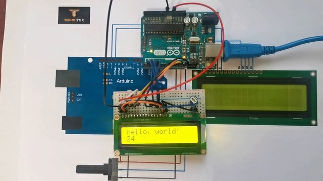 Interfacing 16x2 LCD with Arduino Uno | 16x2 LCD Arduino I2C смотреть онлайн