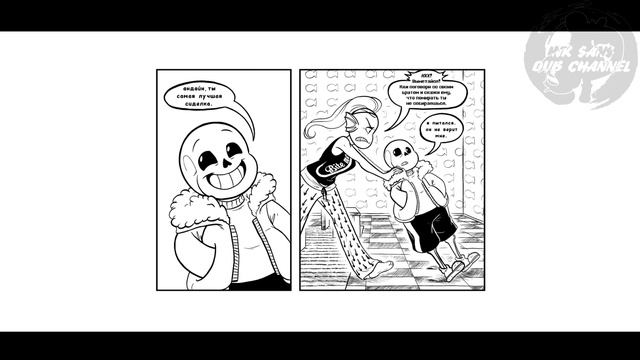 РАНЕННЫЙ САНС | RUS DUB | БРАТСКИЙ РАЗДОР | ОЗВУЧКА КОМИКСА UNDERTALE | ЧАСТЬ 2 смотреть онлайн