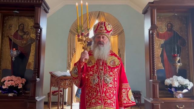Поздравительное слово митрополита Павла со Светлой седмицей смотреть онлайн