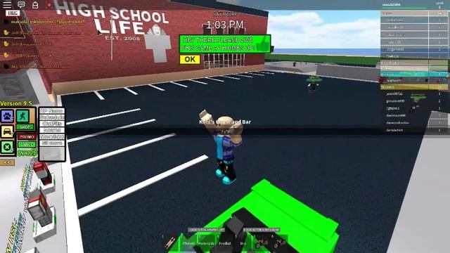 ROBLOX A kohl admin command bar in High School Life!!! смотреть онлайн
