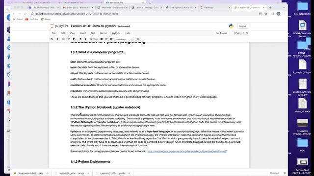 How to download anaconda windows and Mac and introduction to Python смотреть онлайн