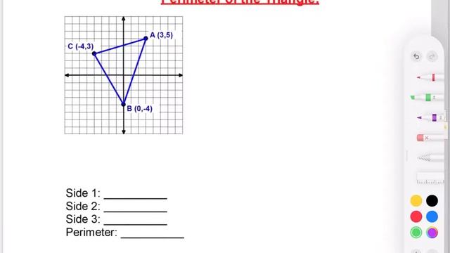 Finding the Distance Between Two Points on a Coordinate Plane смотреть онлайн