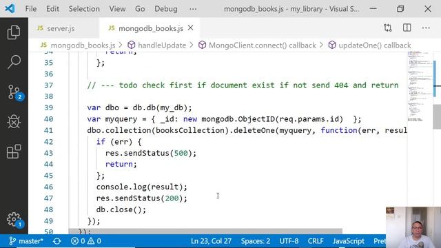 mongodb + express + rest api , my_library project part 5/5 - PATCH נתן קרסני בעברית смотреть онлайн