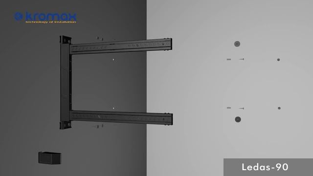 Поворотное крепление KROMAX LEDAS-90 для LED/LCD телевизоров смотреть онлайн