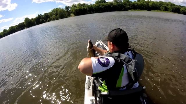 Susquehanna River Kayak Fishing - Gulp! Hellgramite Test: 6/15/18 смотреть онлайн