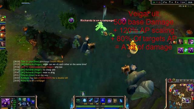 League of Legends | Funny moment | Veigar v Veigar Ult! смотреть онлайн