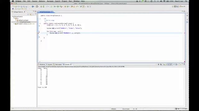 17 Java Arrays and enhanced for loop (pt 3) смотреть онлайн