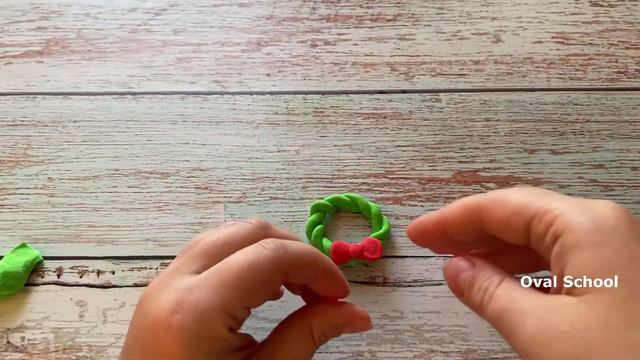 Как слепить НОВОГОДНИЙ ВЕНОК / НОВЫЙ ГОД / Merry Christmas смотреть онлайн