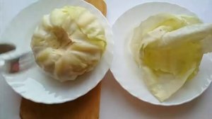 Как Снять Листья с Капусты Для Голубцов. Быстро и Легко Капуста Для Голубцов Без Варки