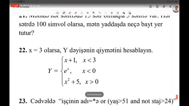 ? Canlı Dərs-3: İnformatikadan Qızıl Qaydalar смотреть онлайн