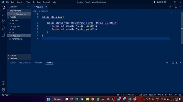 JAVA FULL STACK COURSE 2023 #1 | Java tutorial for beginers | Installation of VS CODE + JDK 19.0.2 смотреть онлайн