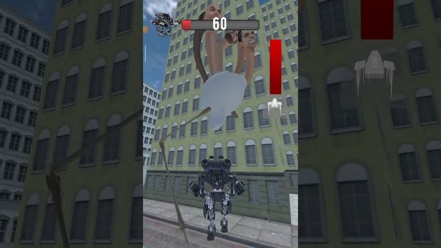 Дальше играем за робота в игре Toilet Fight смотреть онлайн