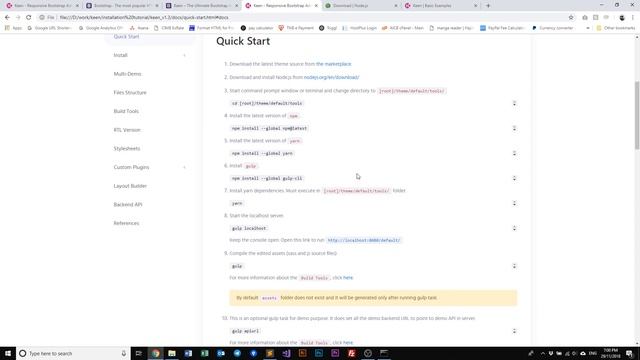 [Below v1.3.9] Installation & Getting Started Tutorial #1 - Keen Admin Theme смотреть онлайн