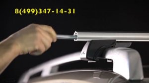 Багажник универсальный на рейлинги Lux Классик (обзор, установка)