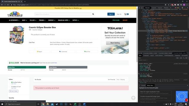 Scraping TCGplayer market price on sealed product into excel смотреть онлайн