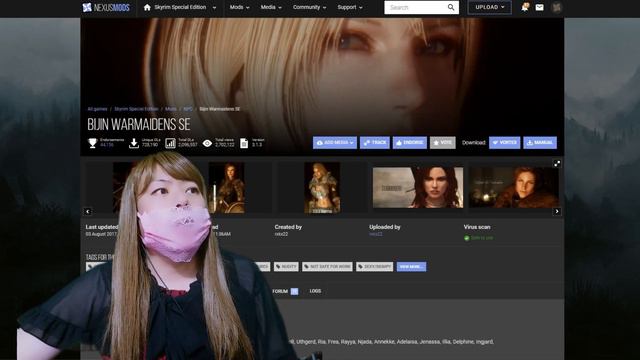 【SkyrimSE】『オススメ！NPC美化MODの導入』 2021年版！TES6まで遊べるMOD環境の導入・設定：10