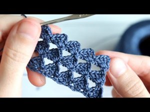 Простой узор крючком для летних изделий. Мастер-класс