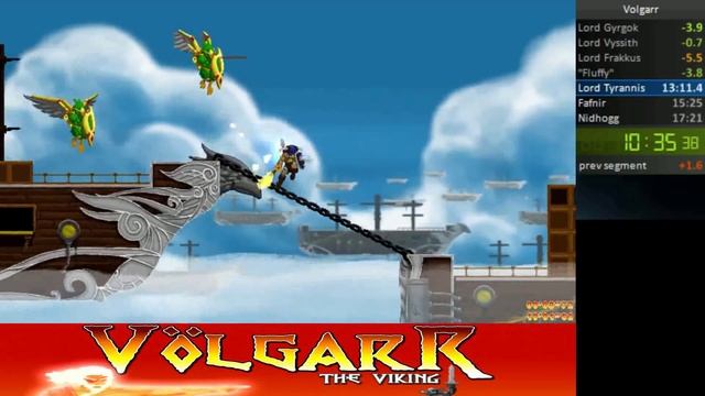 Volgarr The Viking : Old World Record (4/1/14) [Ending A] (16:26 in-game) (Beaten: By Myself) смотреть онлайн