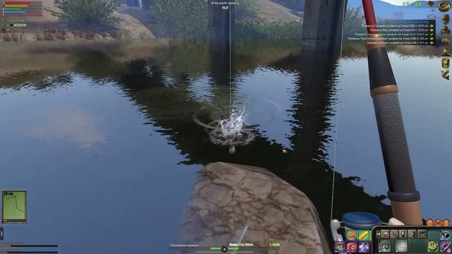 Язь на спиннинг по квесту спиннингистов. Пустошь. # 133 Прохождение Atom Fishing II смотреть онлайн