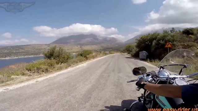 Harley Davidson Motorcycle Riders on Tour to Diros Cave in Greece смотреть онлайн