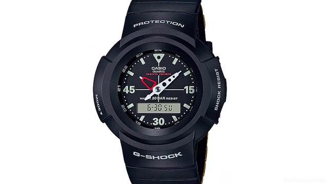 CASIO возвращает свои первые аналого-цифровые часы AW-500 G-SHOCK смотреть онлайн
