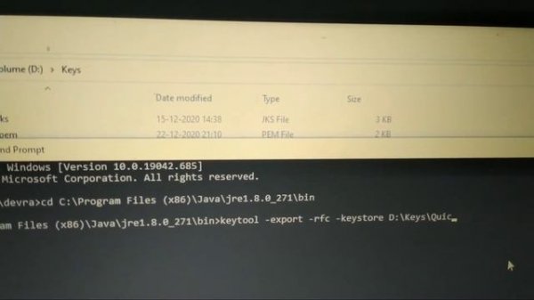 Convert JKS file to PEM file | With Command Prompt
