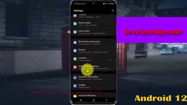 How to set App icon badges as number in Samsung Galaxy S21 Plus смотреть онлайн