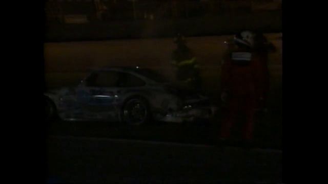 Brian Redman Champion Porsche 964 Turbo #72 accident during the night at Daytona 24h 1994 смотреть онлайн