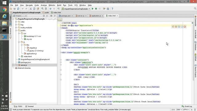 ESpark Adarsh Angular Response Caching Example смотреть онлайн