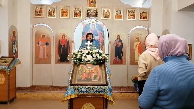 Проповедь клирика иерея Игоря Маркова в праздник Благовещения Пресвятой Богородицы 7 апреля 2022 г смотреть онлайн