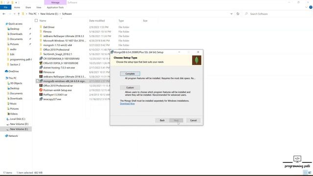 11. How to Install MongoDB Database on Windows 10 | MongoDB Compass | Mongo GUI смотреть онлайн