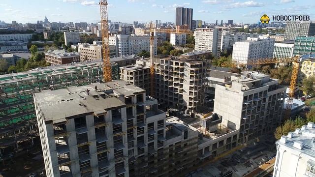 Аэросъемка ЖК "ДЖАЗ", 17.09.2018 смотреть онлайн