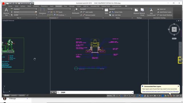 HVAC Autocad Blocks for FANS смотреть онлайн