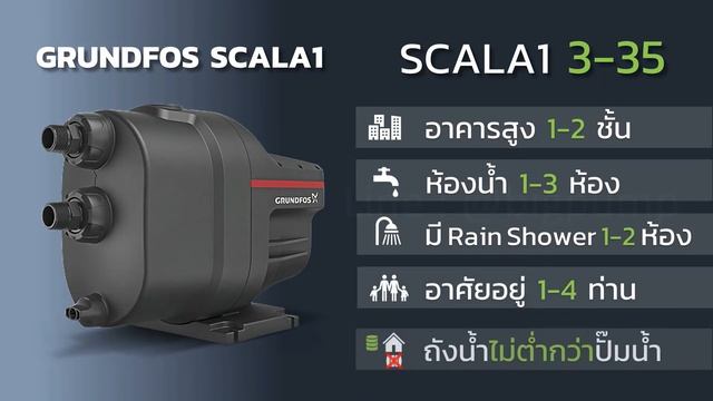 วิธีเลือก Grundfos SCALA1 смотреть онлайн