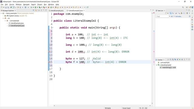 Core Java Day-5 Literals смотреть онлайн