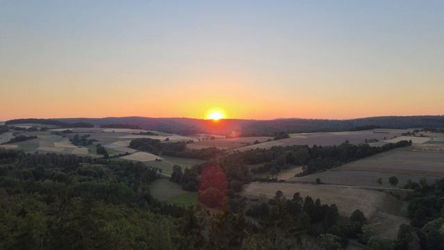 Wonderful Sunset near my Home Village | Dji Mavic Air 2 4K HDR Drone Footage смотреть онлайн