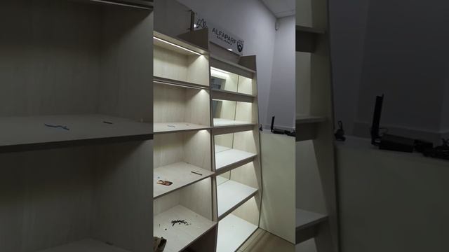 подсветка витрины