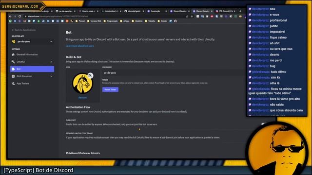 [TypeScript] Bot de Discord смотреть онлайн