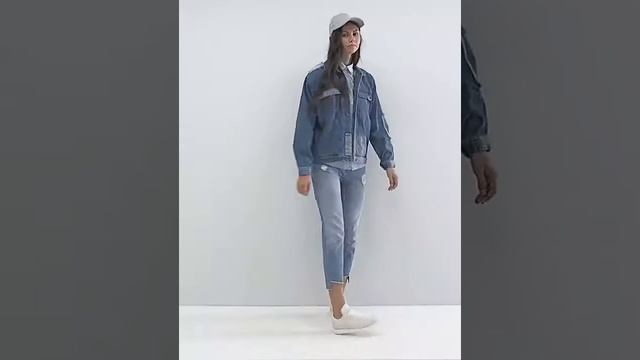 Waven Tall Patchwork Denim Jacket