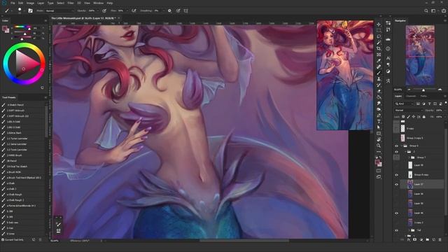 The Little Mermaid Speedpaint смотреть онлайн