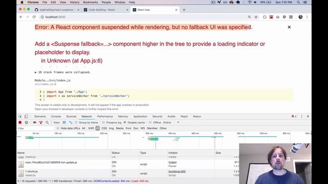Intro to Suspense and React.lazy смотреть онлайн