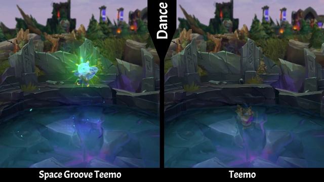 How is Space Groove Teemo DIFFERENT? | Skin Comparison смотреть онлайн