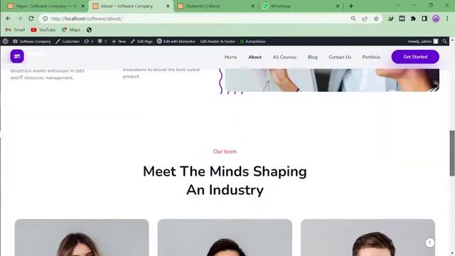 WordPress website demo video || WordPress software company смотреть онлайн